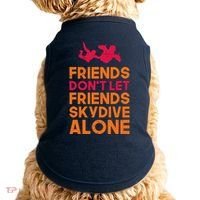 Skydiver Shirts Funny Friends Skydiving Parachute Doggie Tank thumb 0