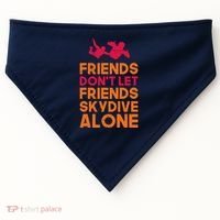 Skydiver Shirts Funny Friends Skydiving Parachute USA-Made Doggie Bandana thumb 0
