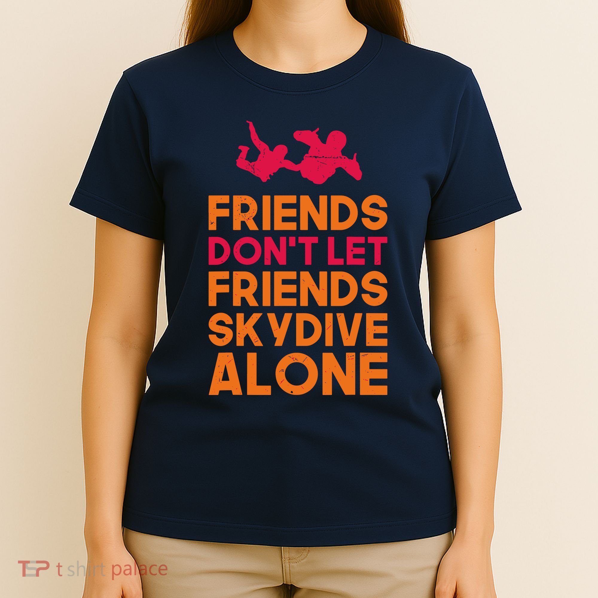 Skydiver Shirts Funny Friends Skydiving Parachute T-Shirt