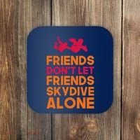 Skydiver Shirts Funny Friends Skydiving Parachute Coaster thumb 0