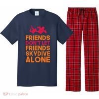 Skydiver Shirts Funny Friends Skydiving Parachute Pajama Set thumb 0