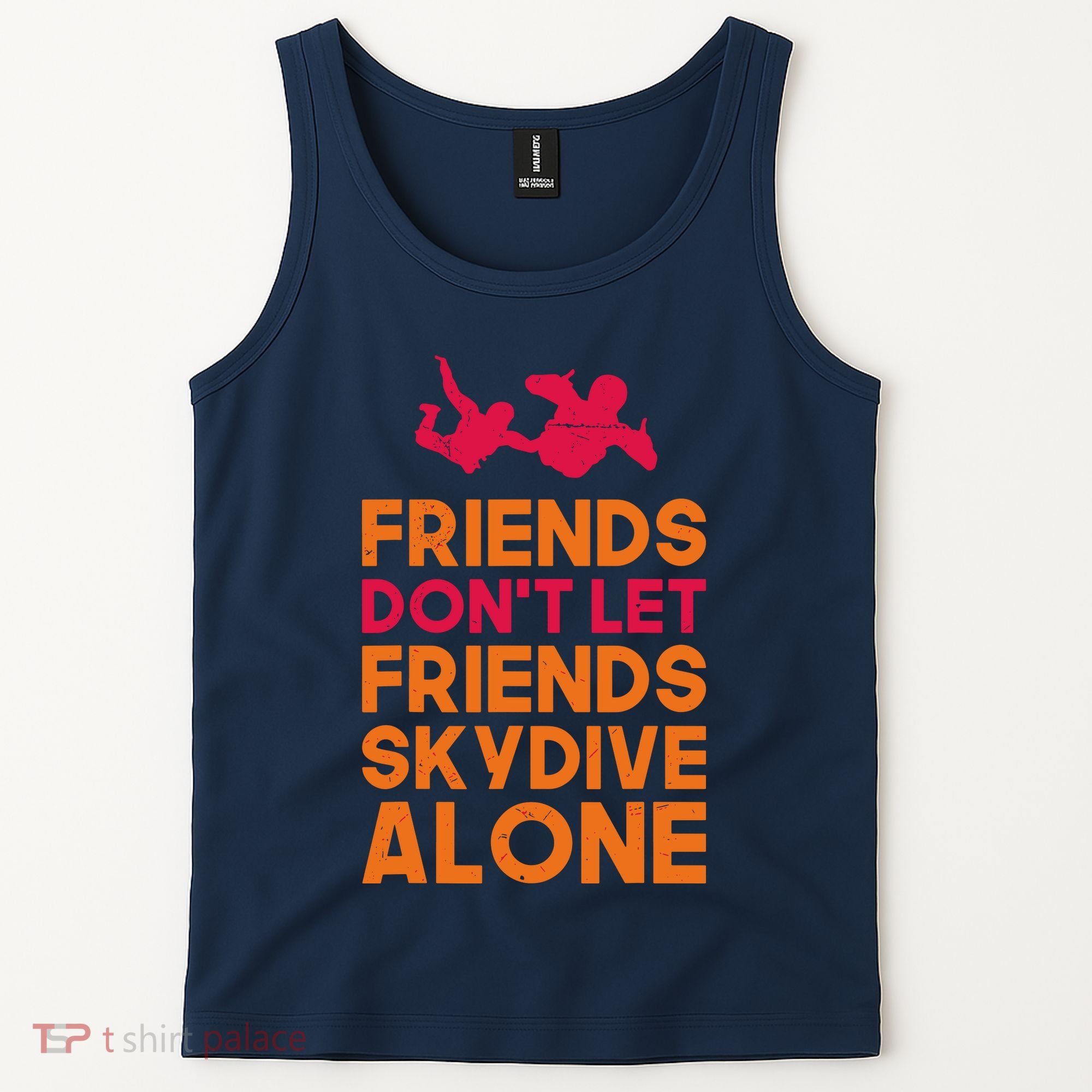 Skydiver Shirts Funny Friends Skydiving Parachute Tank Top