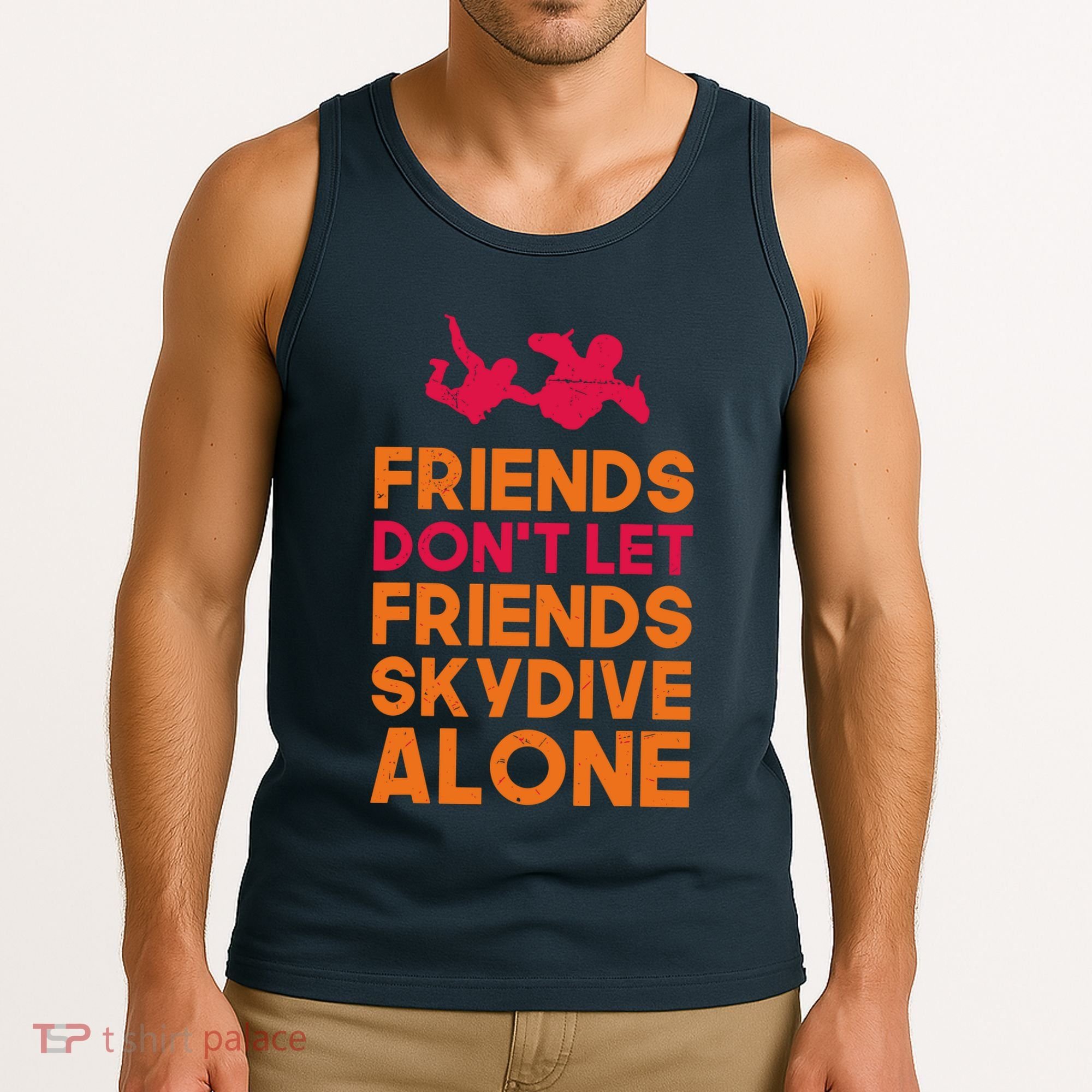 Skydiver Shirts Funny Friends Skydiving Parachute Tank Top