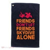 Skydiver Shirts Funny Friends Skydiving Parachute Golf Towel thumb 0