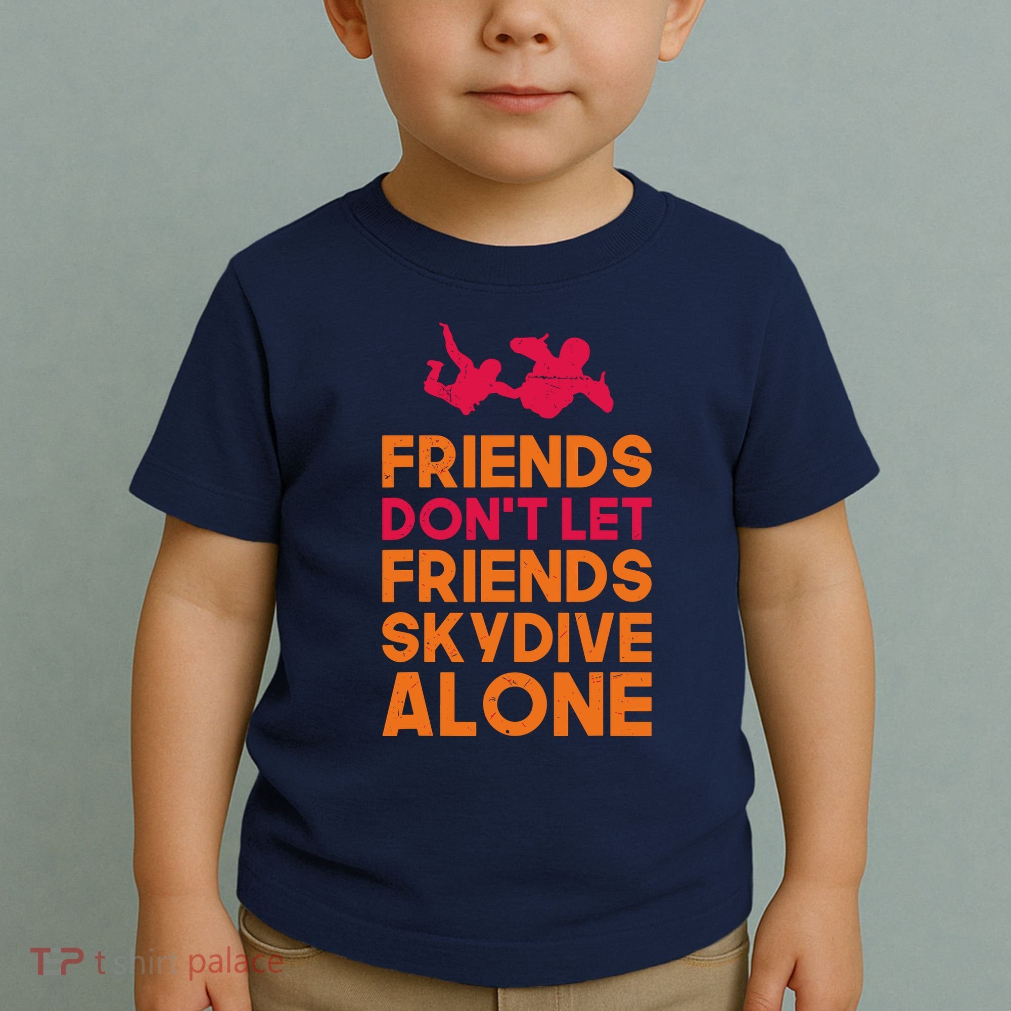 Skydiver Shirts Funny Friends Skydiving Parachute Toddler T-Shirt