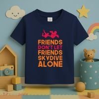 Skydiver Shirts Funny Friends Skydiving Parachute Toddler T-Shirt thumb 3