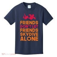 Skydiver Shirts Funny Friends Skydiving Parachute Kids T-Shirt thumb 0