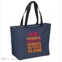 Skydiver Shirts Funny Friends Skydiving Parachute Tote Bag thumb 2