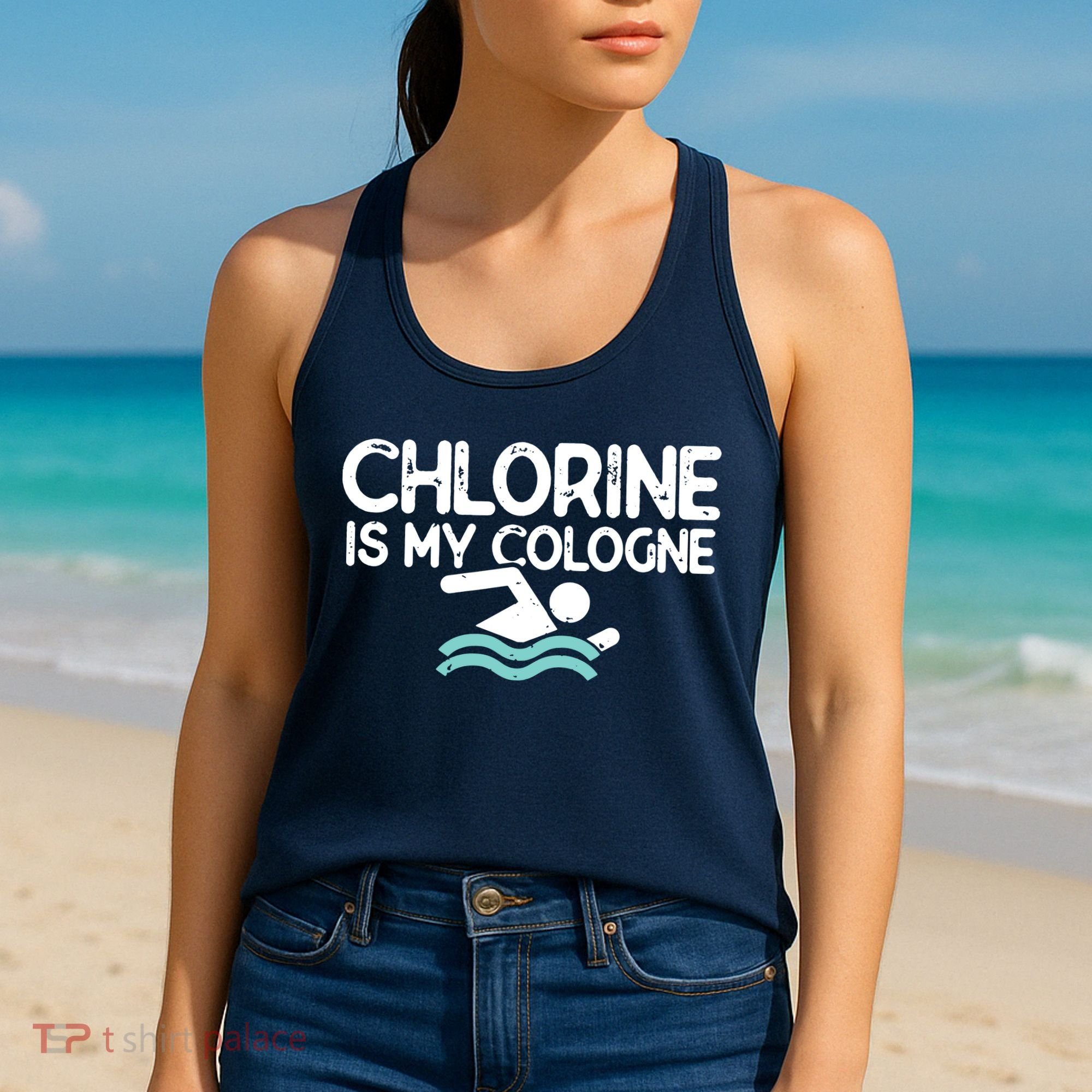 Swimmer Shirts For Men Funny Swimming Pool Gifts Women's Tank Top