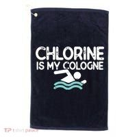Swimmer Shirts For Men Funny Swimming Pool Gifts Golf Towel thumb 0