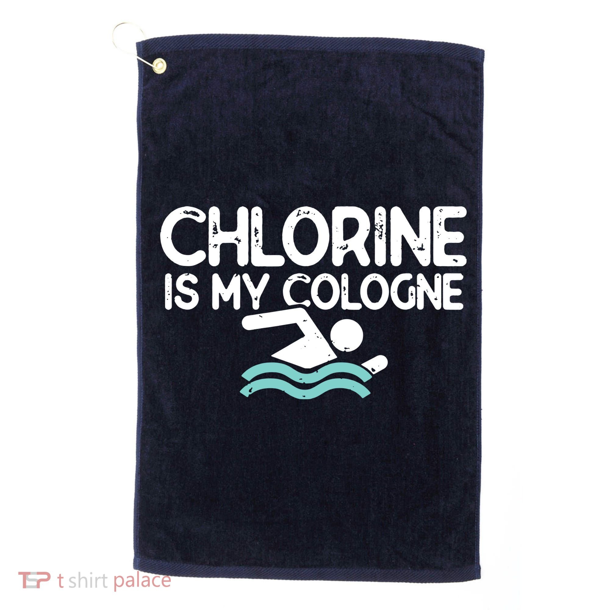 Swimmer Shirts For Men Funny Swimming Pool Gifts Golf Towel