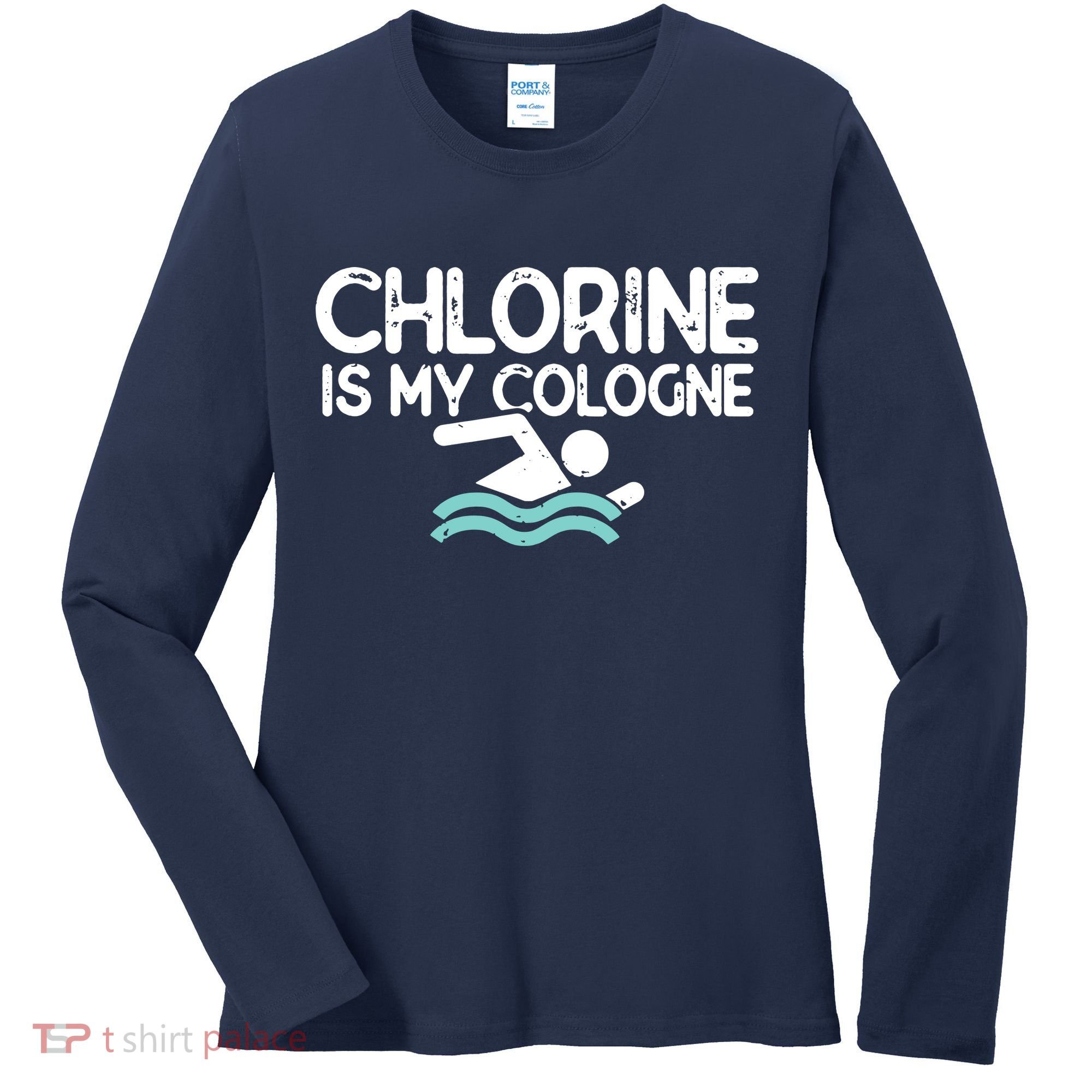 Swimmer Shirts For Men Funny Swimming Pool Gifts Women's Long Sleeve Shirt