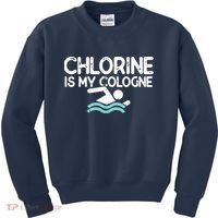 Swimmer Shirts For Men Funny Swimming Pool Gifts Kids Sweatshirt thumb 0