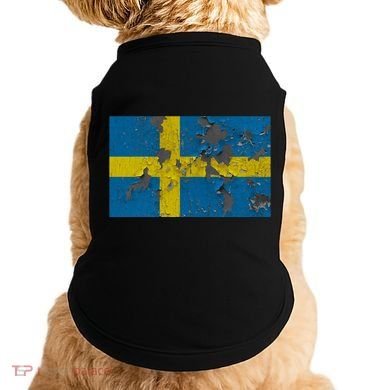 Sweden Stone Flag Doggie Tank