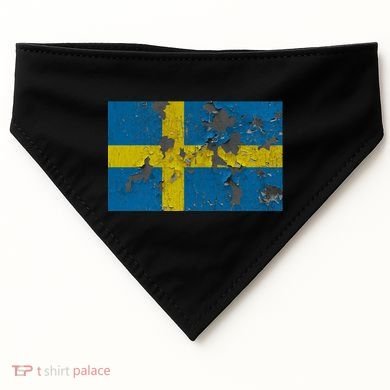 Sweden Stone Flag USA-Made Doggie Bandana