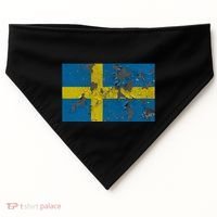 Sweden Stone Flag USA-Made Doggie Bandana thumb 0