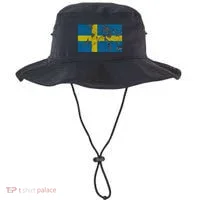 Sweden Stone Flag Bucket Hat thumb 0