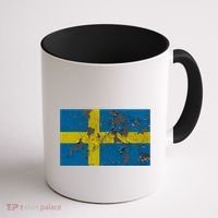 Sweden Stone Flag Coffee Mug thumb 1