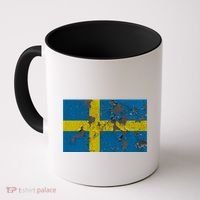 Sweden Stone Flag Coffee Mug thumb 0