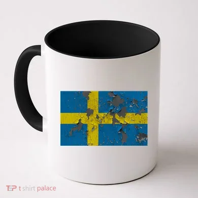 Sweden Stone Flag Coffee Mug