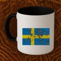 Sweden Stone Flag Coffee Mug thumb 2