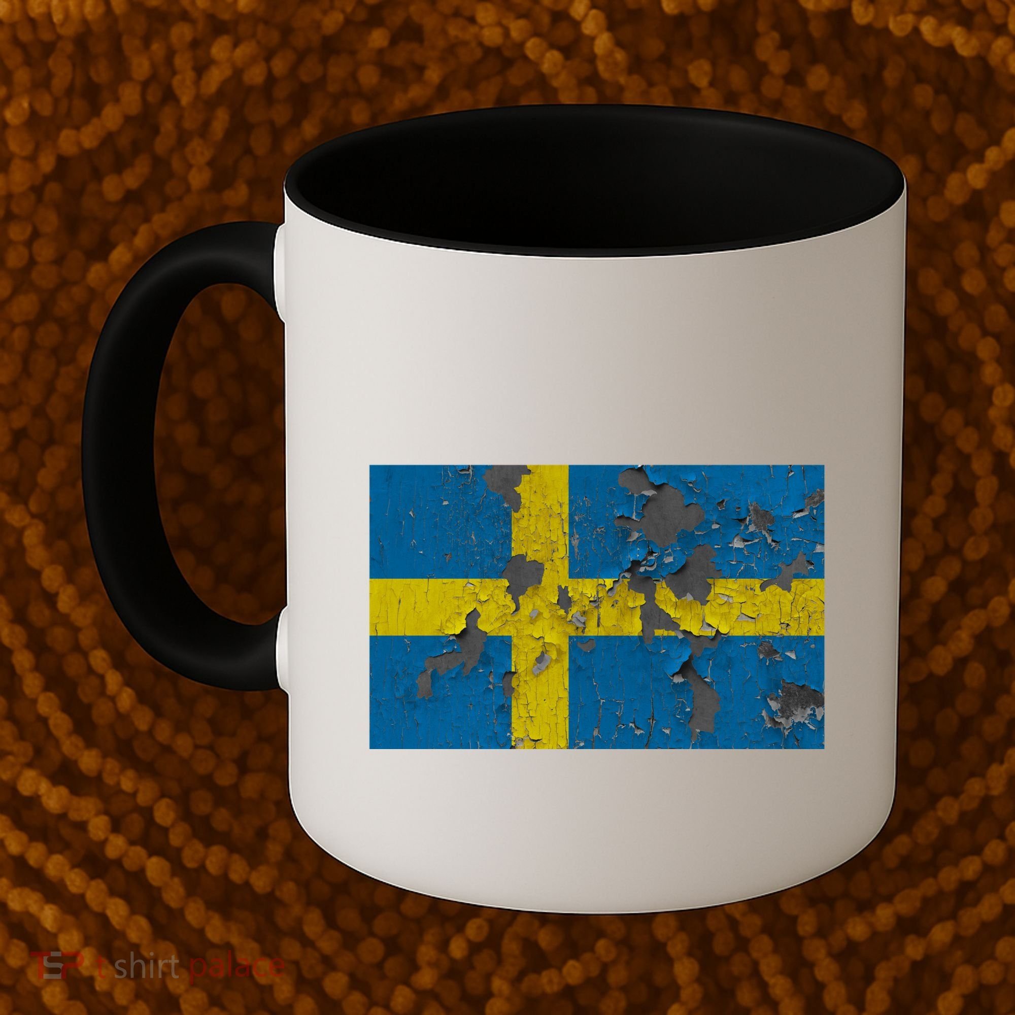 Sweden Stone Flag Coffee Mug