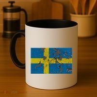 Sweden Stone Flag Coffee Mug thumb 4