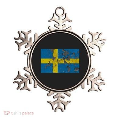 Sweden Stone Flag Ornament