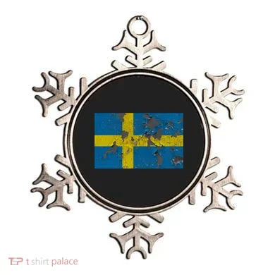 Sweden Stone Flag Ornament