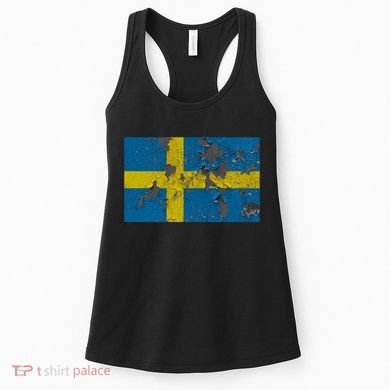 Sweden Stone Flag Women's Tank Top