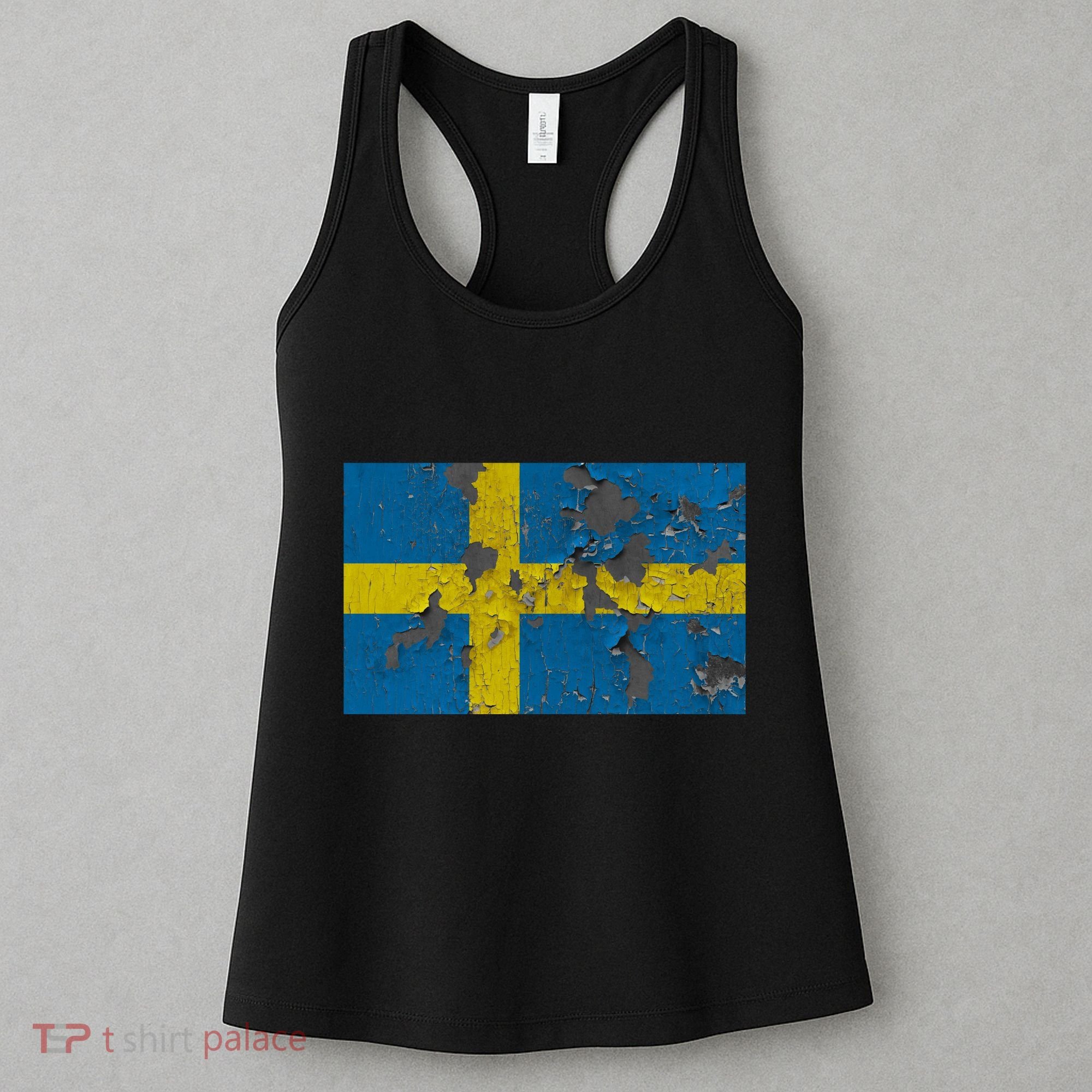 Sweden Stone Flag Women's Tank Top