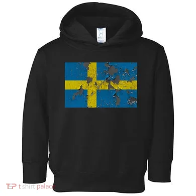 Sweden Stone Flag Toddler Hoodie