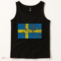 Sweden Stone Flag Tank Top thumb 2