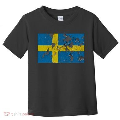 Sweden Stone Flag Toddler T-Shirt
