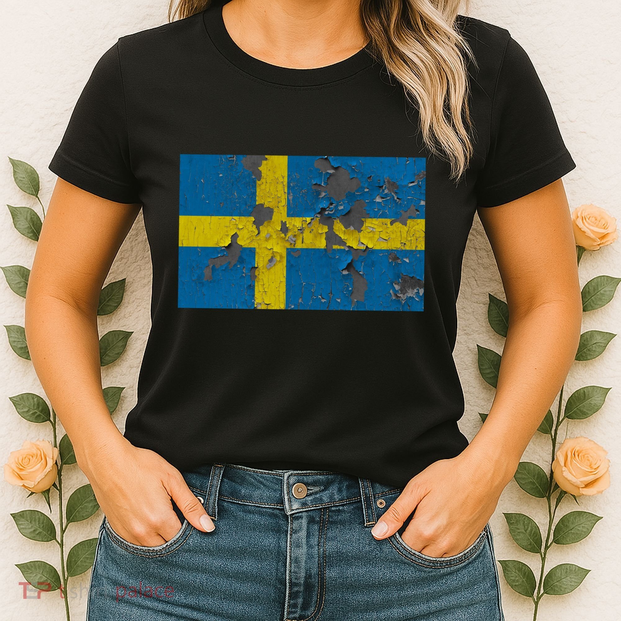 Sweden Stone Flag Women's T-Shirt