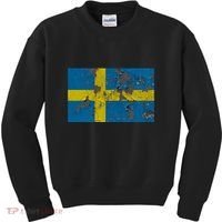Sweden Stone Flag Kids Sweatshirt thumb 0