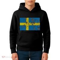 Sweden Stone Flag Kids Hoodie thumb 4
