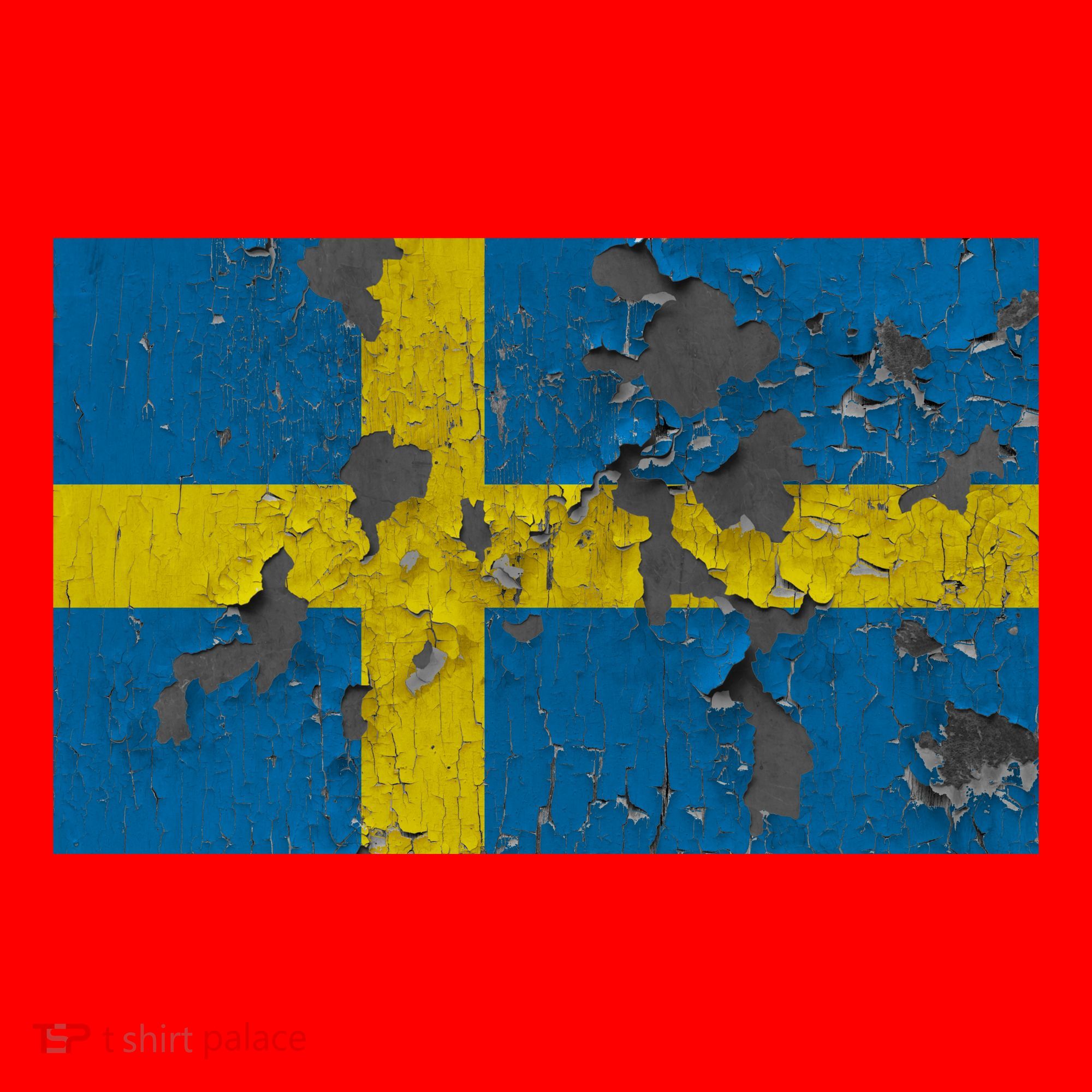 Sweden Stone Flag Santa Hat