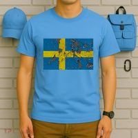 Sweden Stone Flag T-Shirt thumb 5