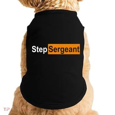 Step Sergeant Funny Military Doggie Tank