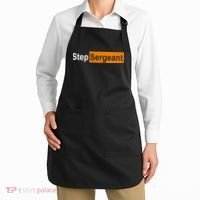 Step Sergeant Funny Military Apron thumb 2