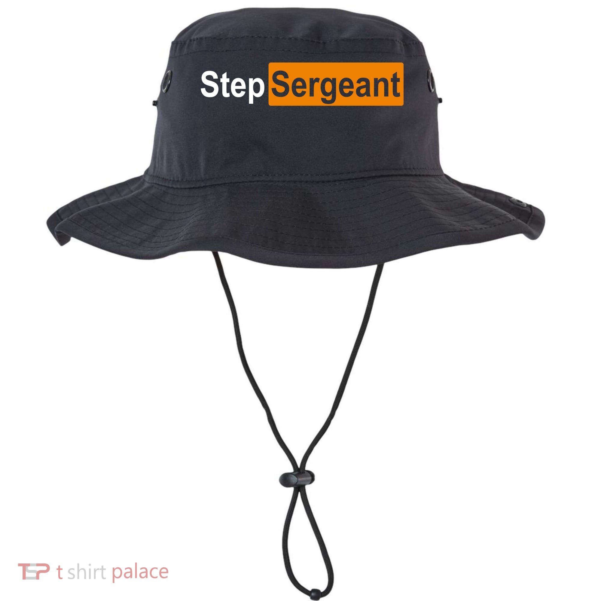 Step Sergeant Funny Military Bucket Hat