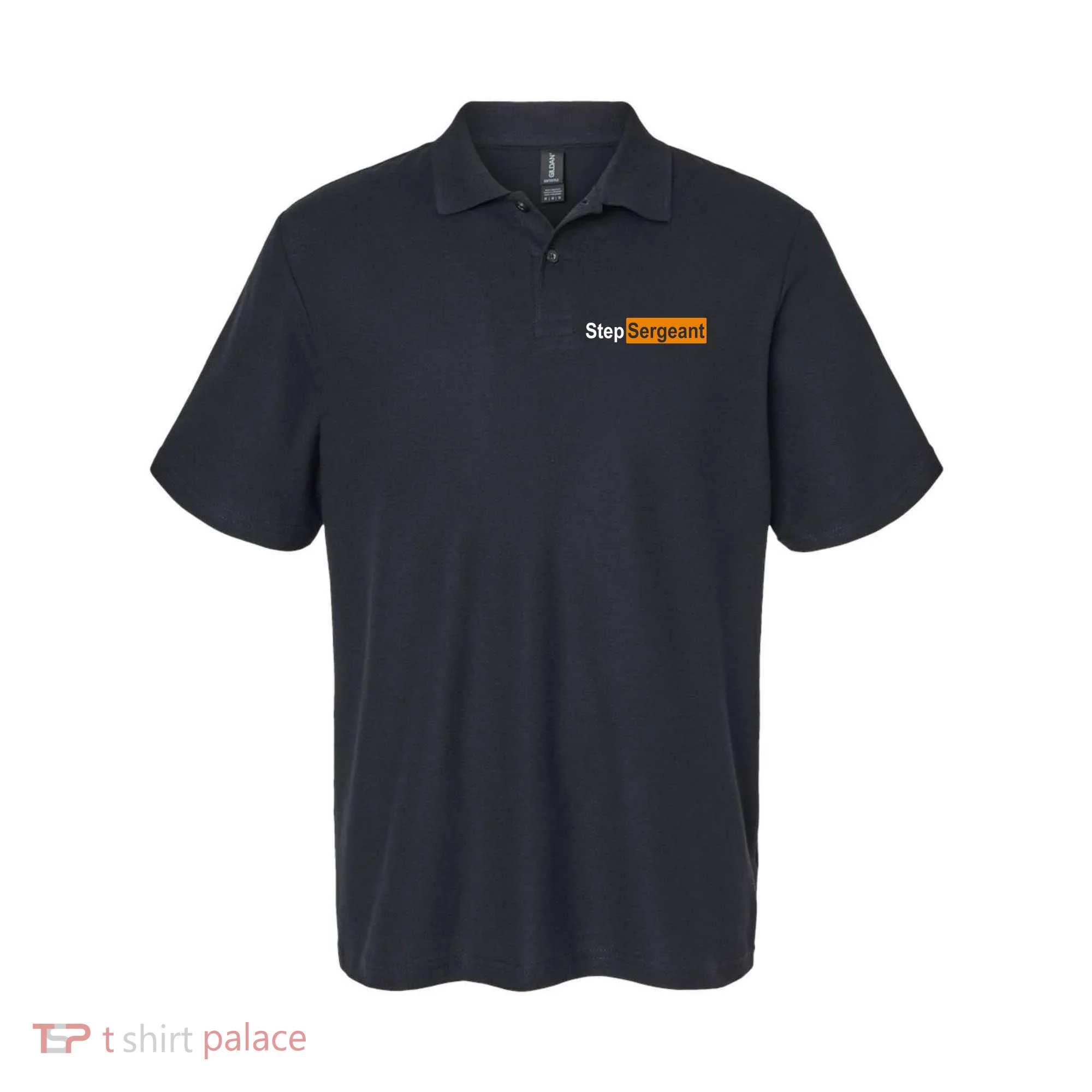 Step Sergeant Funny Military Polo