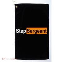 Step Sergeant Funny Military Golf Towel thumb 0