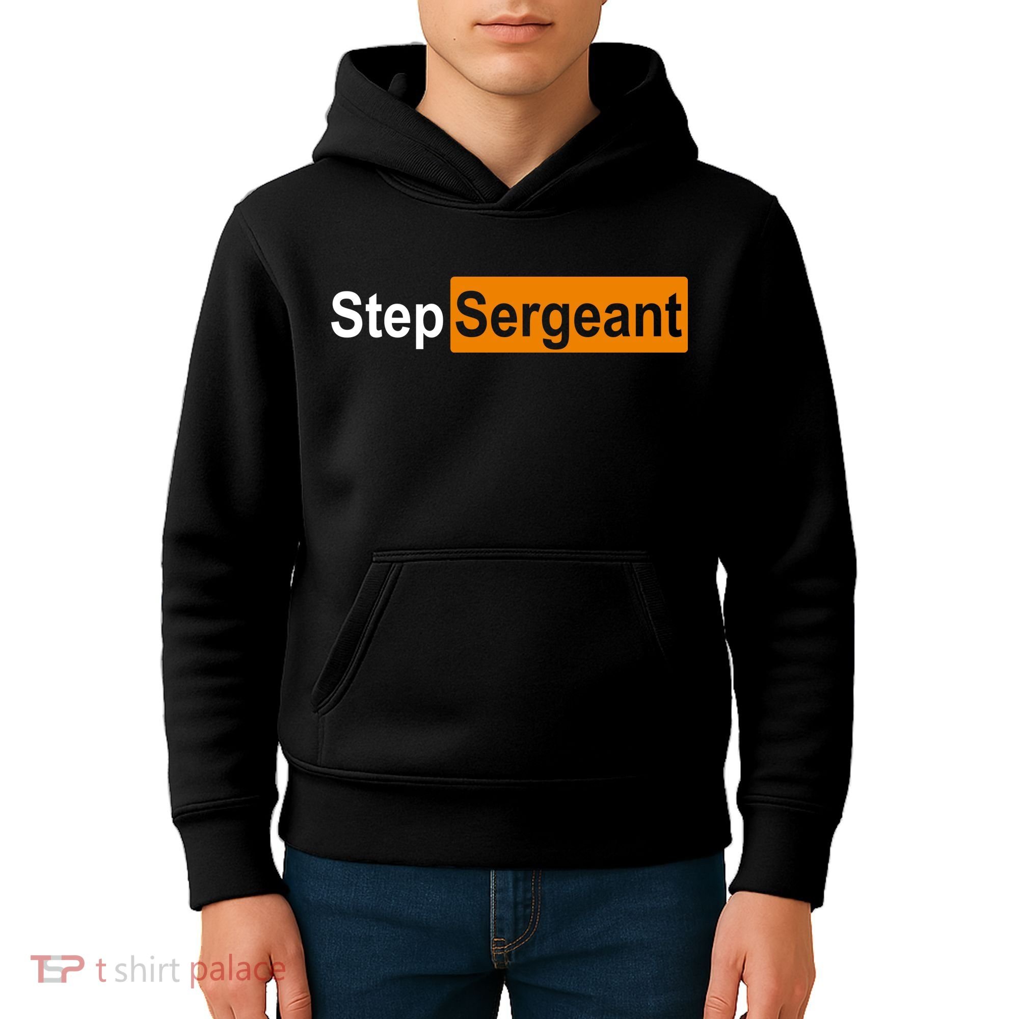 Step Sergeant Funny Military Kids Hoodie