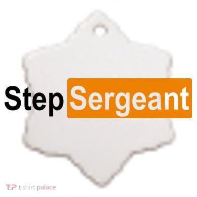 Step Sergeant Funny Military Ceramic Ornament