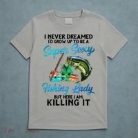 Super Sexy Fishing Lady Fish Lover T-Shirt thumb 5