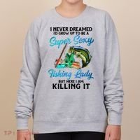 Super Sexy Fishing Lady Fish Lover Women's Sweatshirt thumb 0