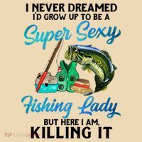 Super Sexy Fishing Lady Fish Lover Tote Bag thumb 4