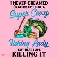 Super Sexy Fishing Lady Fish Lover Coaster thumb 2